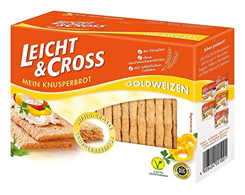 Leicht & Cross Knusperbrot, Goldweizen, 125 g von Leicht & Cross