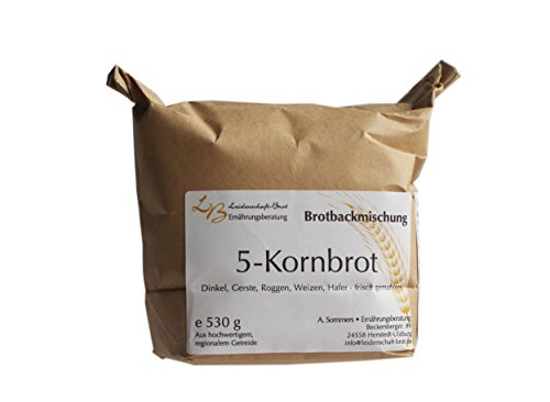 Leidenschaft-Brot - Brotbackmischung 5-Kornbrot ca. 530 g von Leidenschaft-Brot Ernährungsberatung