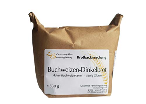 Leidenschaft-Brot - Brotbackmischung Buchweizen-Dinkelbrot ca. 530 g von Leidenschaft-Brot Ernährungsberatung