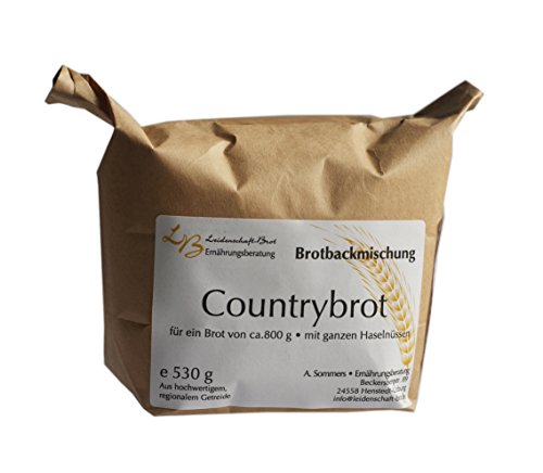 Leidenschaft-Brot - Brotbackmischung Countrybrot ca. 540 g von Leidenschaft-Brot Ernährungsberatung