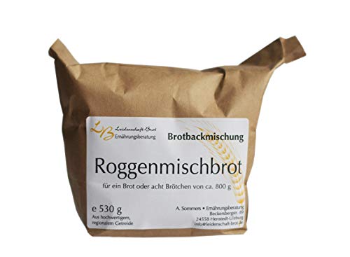 Leidenschaft-Brot - Brotbackmischung Roggenmischbrot ca. 530 g von Leidenschaft-Brot Ernährungsberatung