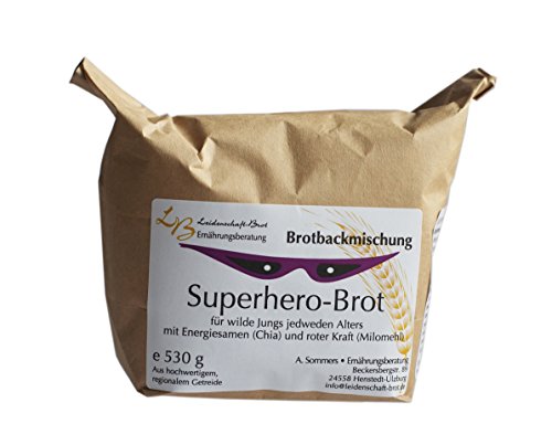 Superhero Brot Brotbackmischung von Leidenschaft-Brot Ernährungsberatung