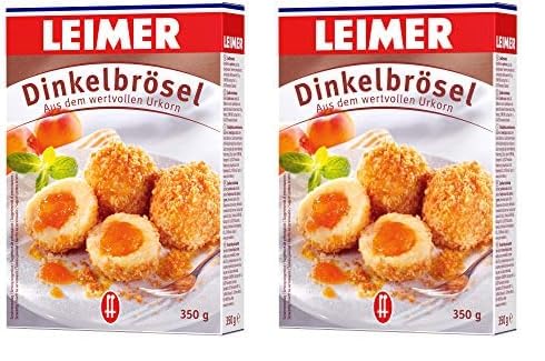 LEIMER Dinkelbrösel, 350 g (Packung mit 2) von Leimer