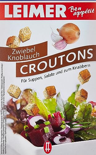 Leimer Croutons Zwiebel/Knoblauch, 5er Pack (5 x 100 g) von Leimer