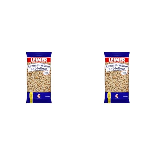 Leimer Semmelwürfel - Knödelbrot, 750 g (Packung mit 2) von Leimer