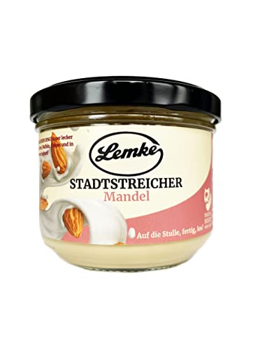 Lemke Mandelcreme / Mandelaufstrich - Stadtstreicher Mandel (1x250g) von Lemke - Feines Berliner Marzipan seit 1902