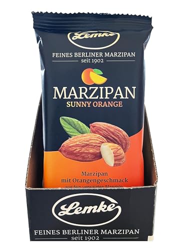 Lemke Marzipan/Backmarzipan - Sunny Orange - Orangen-Edelmarzipan (14 X 200g) von Lemke - Feines Berliner Marzipan seit 1902