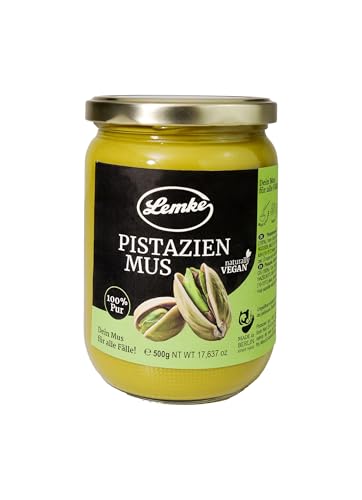 Lemke Pistazienmus - Aus 100% blanchierten Pistazien (500 g) von Lemke - Feines Berliner Marzipan seit 1902