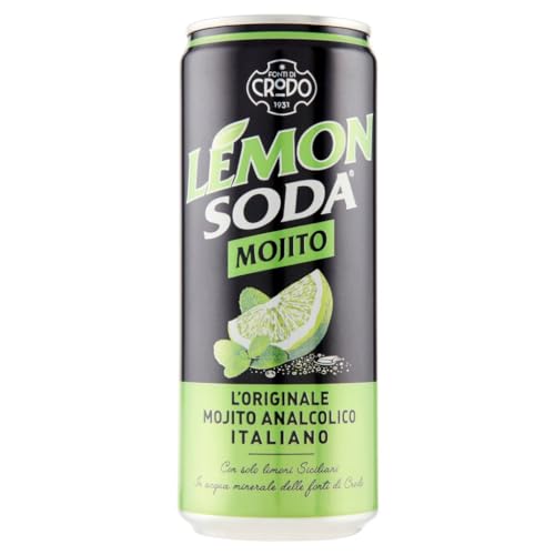 24 Dosen a 0,33L Mojito Soda Mojitosoda aus italienischen Limonen a 330ml mit Fruchtfleisch inc. 6.00€ EINWEG Pfand natürlich ohne Alkohol von LNEE