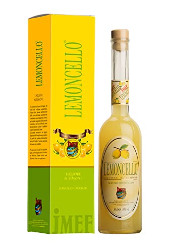 LEMONCELLO – Reichhaltiger und vollmundiger italienischer Premium Limoncello - Zitronenlikör Liköre - (500 ML mit Box) von Lemoncello