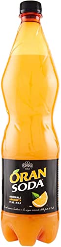 12x Oransoda PET 1 L Campari Flasche Orange Soda Limonade italienisch von NUGOYA