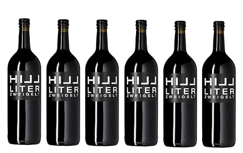 6x 1,0l - Leo Hillinger - Hill Liter - Zweigelt - Burgenland - Österreich - Rotwein trocken von Leo Hillinger