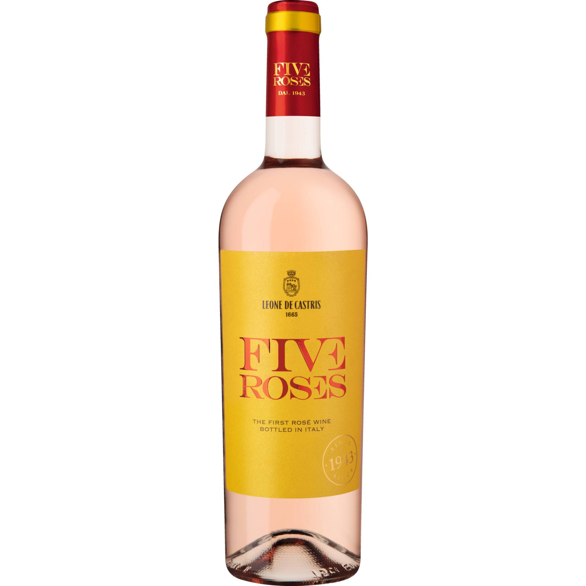 Five Roses Rosato, Salento IGT, Apulien, 2023, Roséwein von Leone de Castris s.r.l., Via Senatore de Castris n.26, 73015 Salice Salentino (LE), Italia