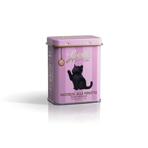 Leone® | Violetta durstlöschende Bonbons | Leone Glutenfreie Pastillen | Bonbons Leone Cat - 1 x 30 Gr von Leone