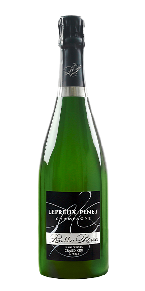 Champagne "Bulles Noirs" Grand Cru von Lepreux Penet