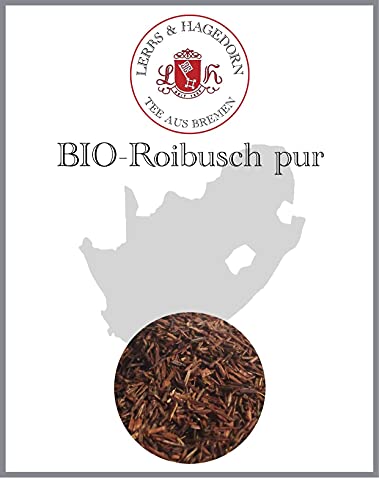 Lerbs & Hagedorn, Bio Roibuschtee|Wunderbarer Natürlicher Roibusch Geschmack 1.5kg (ca. 122 Liter) Rotbuschtee aus Ökologischem Anbau von Lerbs & Hagedorn
