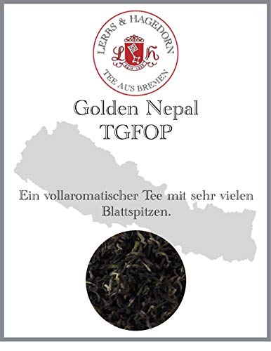 Lerbs & Hagedorn, Golden Nepal TGFOP | Vollaromatischer Geschmack 1.5kg (ca. 122 Liter) Sehr viele Blattspitzen von Lerbs & Hagedorn