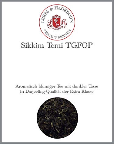 Lerbs & Hagedorn, Sikkim Temi TGFOP | Blumiger Geschmack 1.5kg (ca. 122 Liter) Dunkle Tasse in Darjeeling Qualität von Lerbs & Hagedorn