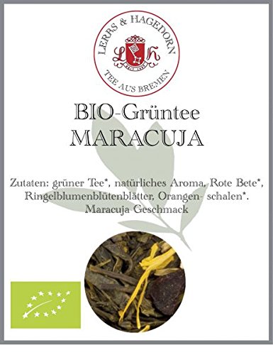 Lerbs & Hagedorn, Grüner Tee Maracuja | Maracuja 1kg Ca. (81 Liter) von Lerbs & Hagedorn