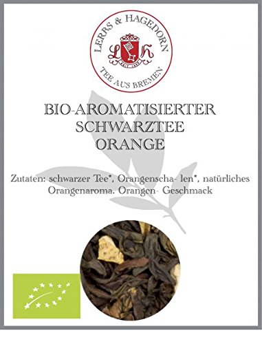 Lerbs & Hagedorn, Schwarzer Tee Orange Bio | Orange 2kg Ca. (160 Liter) Schwarzer Tee Bio, Orangenschalen Bio, Orangenöl Bio von Lerbs & Hagedorn