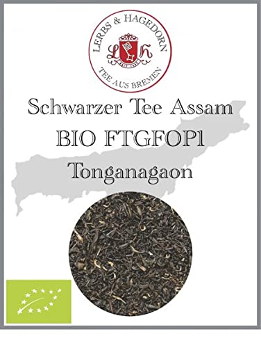 Lerbs & Hagedorn Bremen Assam FTGFOP1 Tonganagaon 1 kg Bio Tee Tasche von Lerbs & Hagedorn Bremen