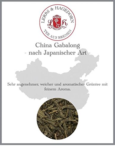 Lerbs & Hagedorn, China Gabalong nach Japanischer Art |Weich, Fein 1kg (ca. 81 Liter) Grüner Tee von Lerbs & Hagedorn