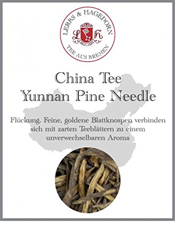 Lerbs & Hagedorn, Schwarzer China Tee Yunnan Pine Needle | Ausdrucksstark, Mild, Kräftig 2kg Ca. (162 Liter) von Lerbs & Hagedorn