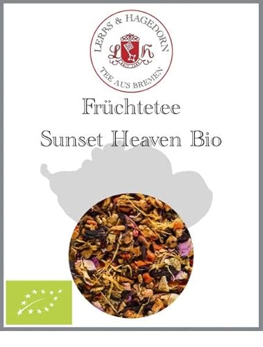 Lerbs & Hagedorn, Früchtetee Sunset Heaven Bio | Mango, Erdbeere 1kg Ca. (81 Liter) Apfelstücke Bio, Hibiskus Bio, Karottenstücke Bio von Lerbs & Hagedorn