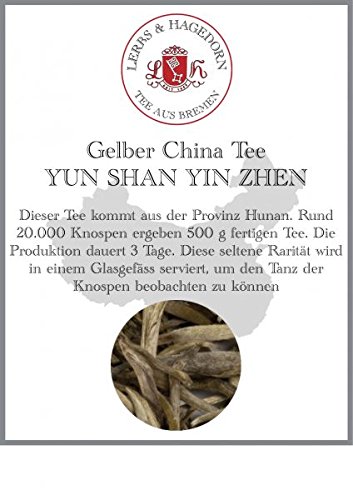 Lerbs & Hagedorn, Weißer China Tee Yun Shan Yin Zhen | Süßlich, Fruchtig, Weich 1kg Ca. (81 Liter) von Lerbs & Hagedorn