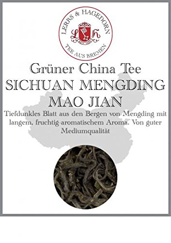 Lerbs & Hagedorn, Grüner China Tee Sichuan Mengding Mao Jian | Herb, VollmUndig, Langanhaltend 2kg Ca. (162 Liter) von Lerbs & Hagedorn