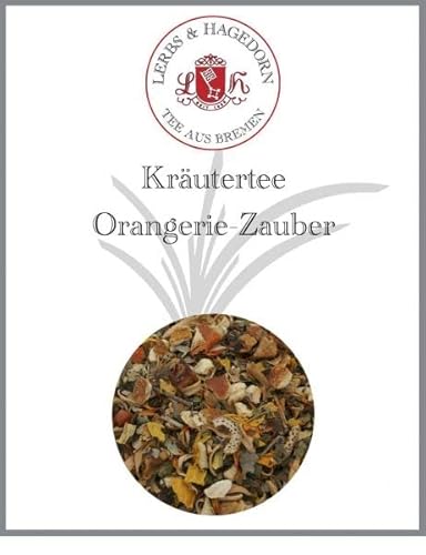 Lerbs & Hagedorn, Kräutertee Orangerie-Zauber | 1kg (Ca. 81 Liter) Brombeerblätter, Orangenblüten, Pfefferminzblätter von Lerbs & Hagedorn