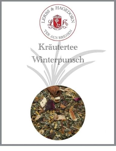 Lerbs & Hagedorn, Kräutertee Winterpunsch | Feiner Gewürzgeschmack 1kg (Ca. 81 Liter) Himbeerblätter, Fenchel, Hagebuttenschalen von Lerbs & Hagedorn