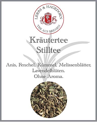 Lerbs & Hagedorn, Kräutertee Stilltee | 1kg (ca. 122 Liter) Anis, Fenchel, Kümmel, Melissenblätter, Lavendelblüten von Lerbs & Hagedorn