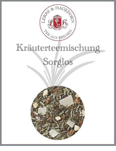 Lerbs & Hagedorn, Kräuterteemischung Sorglos | Kamille-Fenchel-Note 1kg (ca. 81 Liter) Mit Fenchel, Kamillenblüten, Apfel, Zimt, Ingwer von Lerbs & Hagedorn