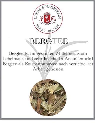 Lerbs & Hagedorn, Mono Kraut Bergtee | Fruchtig-Herb, Erdig-Würzig 1,5kg Ca. (121 Liter) Bergtee von Lerbs & Hagedorn