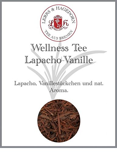 Lerbs & Hagedorn, Wellness Tee Lapacho Vanille | 1kg (ca. 71 Liter) Lapacho, Vanillestückchen, Arom von Lerbs & Hagedorn