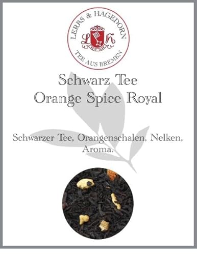 Lerbs & Hagedorn, Schwarz Tee Orange Spice Royal | 250g (Ca. 20 Liter) Orangenschalen von Lerbs & Hagedorn