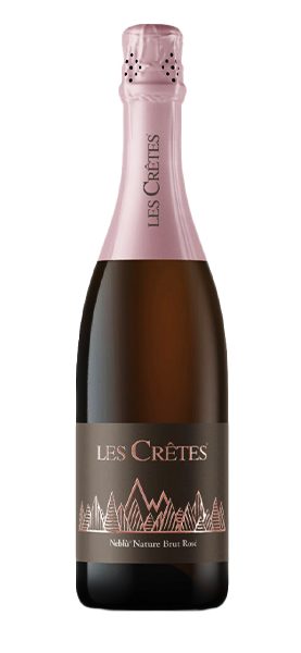 "Neblù" Nature Brut Rosé Metodo Classico von Les Cretes