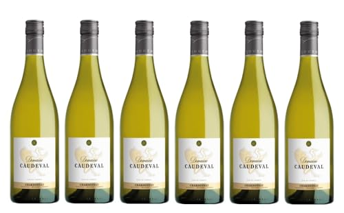 6x 0,75l - 2023er - Paul Mas - Domaine Caudeval - Chardonnay - Pays d'Oc I.G.P. - Frankreich - Weißwein trocken von Les Domaines Paul Mas - Domaine Caudeval