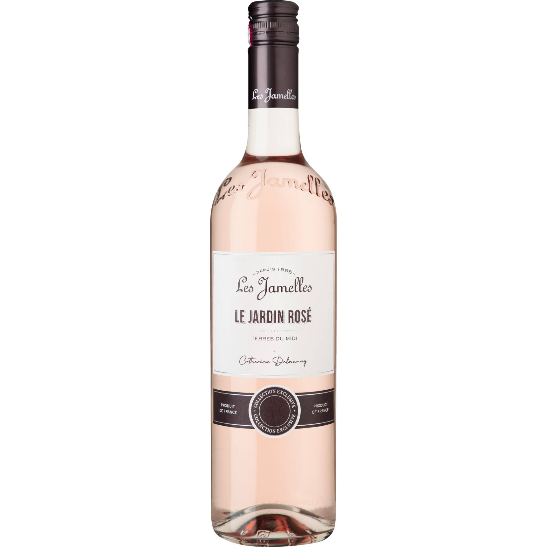 Les Jamelles Le Jardin Rosé, Terres du Midi IGP, Languedoc-Roussillon, 2023, Roséwein von Les Jamelles, 11800 Monze, France