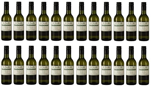 24x 0,25l - 2022er - Les Jamelles - Chardonnay - KLEINFLASCHE - Pays d'Oc I.G.P. - Languedoc - Frankreich - Weißwein trocken von Les Jamelles