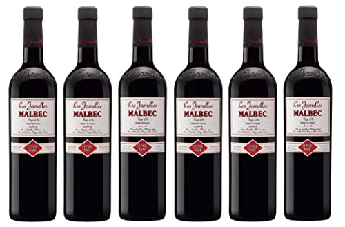 6x 0,75l - 2021er - Les Jamelles - Malbec - Pays d'Oc I.G.P. - Languedoc - Frankreich - Rotwein trocken von Les Jamelles