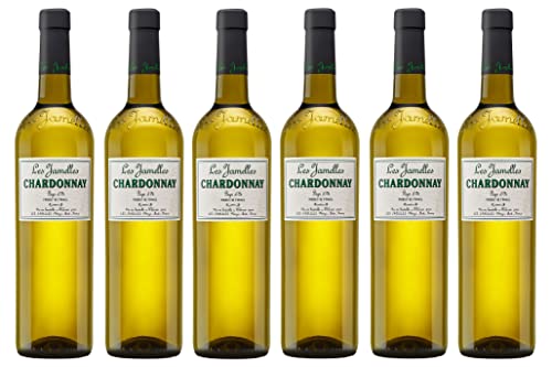 6x 0,75l - 2023er - Les Jamelles - Chardonnay - Pays d'Oc I.G.P. - Languedoc - Frankreich - Weißwein trocken von Les Jamelles