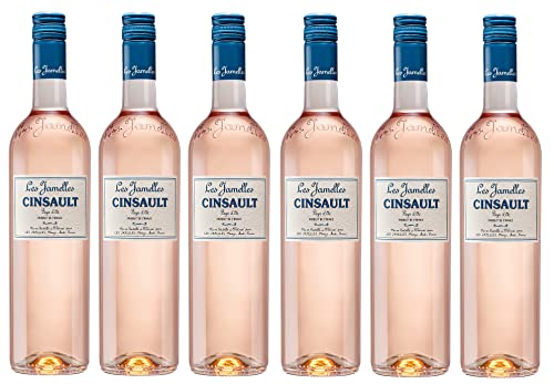 6x 0,75l - 2023er - Les Jamelles - Cinsault Rosé - Pays d'Oc I.G.P. - Languedoc - Frankreich - Rosé-Wein trocken von Les Jamelles