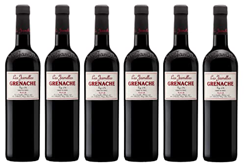 6x 0,75l - 2023er - Les Jamelles - Grenache - Pays d'Oc I.G.P. - Languedoc - Frankreich - Rotwein trocken von Les Jamelles