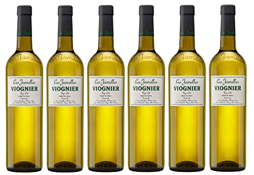 6x 0,75l - 2023er - Les Jamelles - Viognier - Pays d'Oc I.G.P. - Languedoc - Frankreich - Weißwein trocken von Les Jamelles