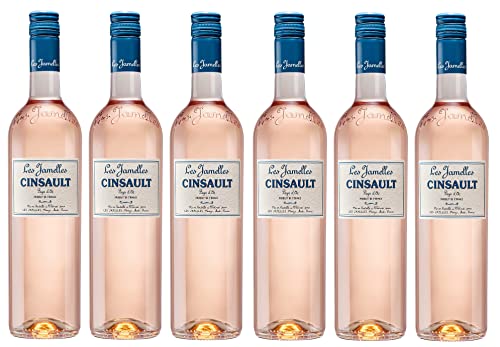 6x 0,75l - Les Jamelles - Cinsault Rosé - Pays d'Oc I.G.P. - Languedoc - Frankreich - Rosé-Wein trocken von Les Jamelles
