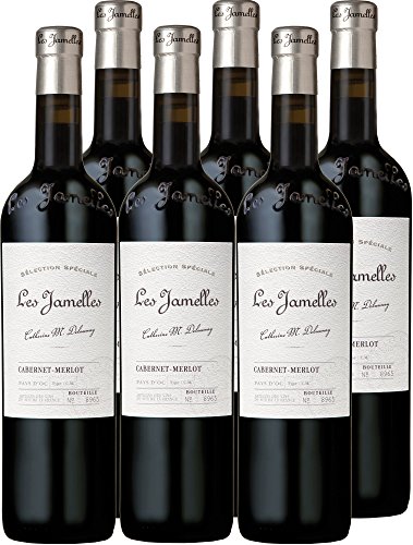 Cabernet -Merlot - Selection Speciale - Les Jamelles - rot - trocken - 13,5 %vol. - 6er Paket von Les Jamelles