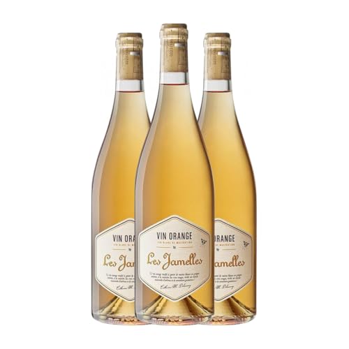 Les Jamelles Vin Orange 75 cl Weißwein (Karton mit 3 Flaschen von 75 cl) von Les Jamelles