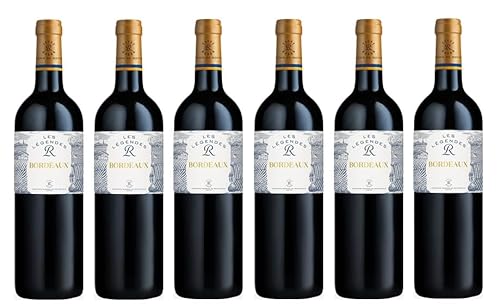 6x 0,75l - Barons de Rothschild - Les Légendes R - Rouge - Bordeaux A.O.P. - Frankreich - Rotwein trocken von Les Légendes R